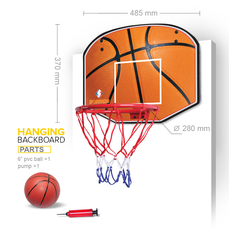 SPORTSHERO Basketball Board - héichwäerteg Holz (1)